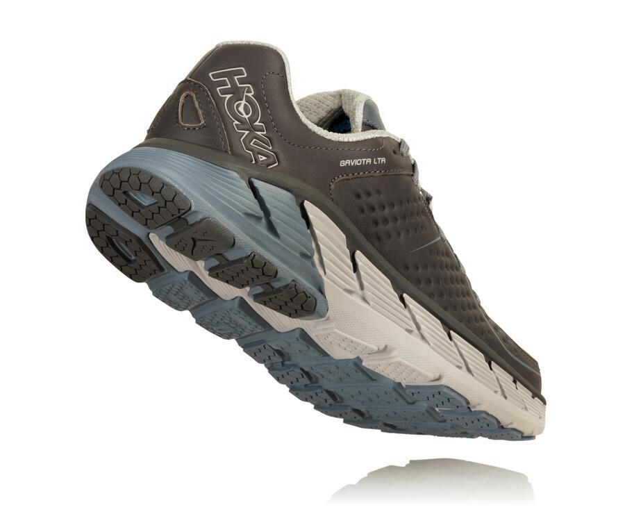 Hoka One One Koşu Ayakkabısı Erkek Kahverengi - Gaviota Deri - GD4163058